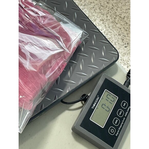 Mystree Shirt Size Large Belted Button Front Long Sleeve Tie Waist Utility Pink - Picture 6 of 6